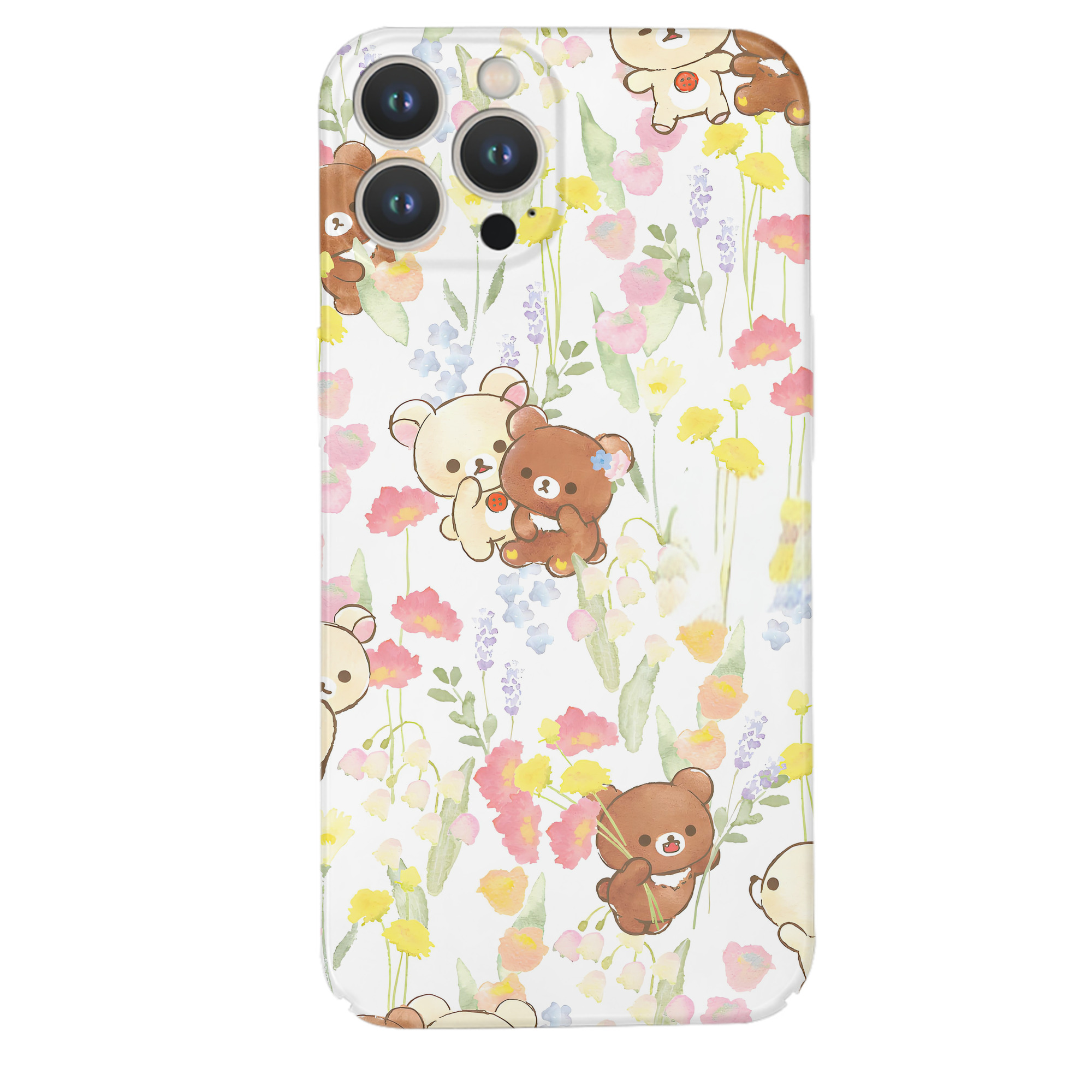 （画像用） リラックマ リラックマ キイロイトリ Rilakkuma Korilakkuma Kiiroitori 【iPhone 14シリーズ対応】ハードケース